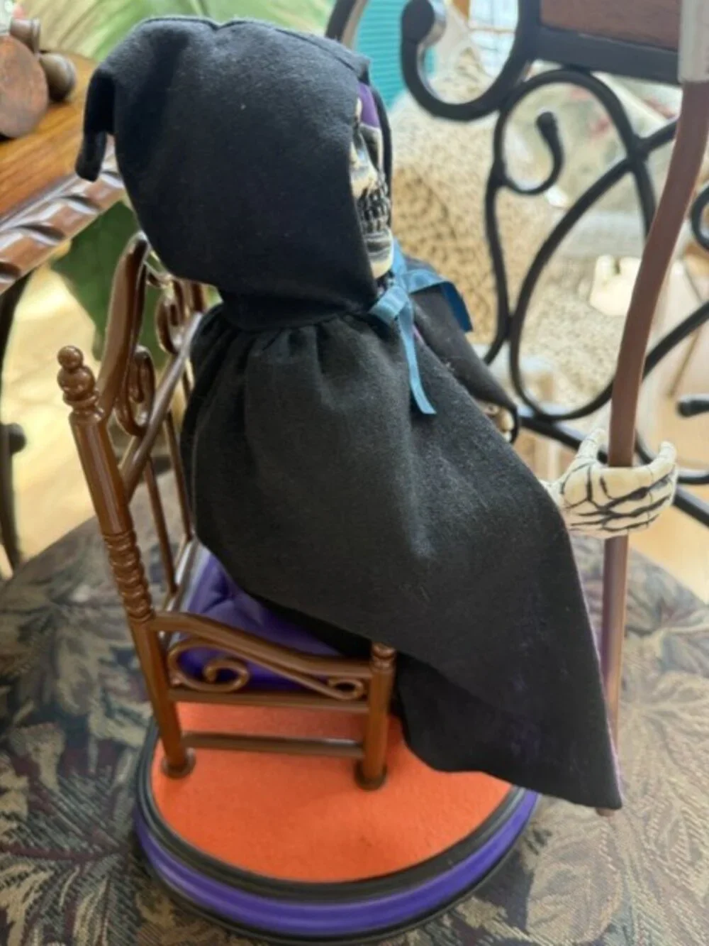 VTG Telco The Grim Reaper Original Motion-ettes Halloween Decoration 1997 W Box